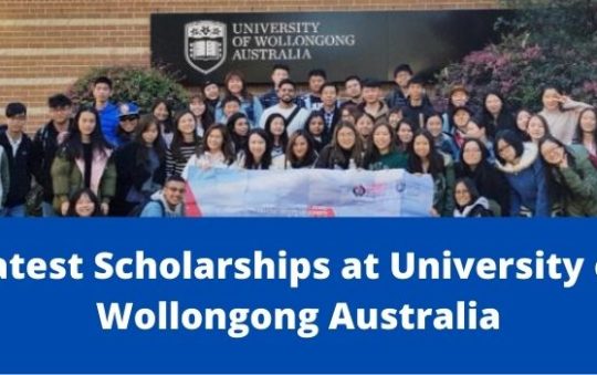 Wollongong University Scholarship, Australia-2022