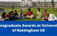 Nottingham Postgraduate Scholarships, UK-2022