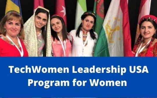 ✅ TechWomen Leadership Program for International Women USA
