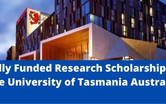 ✅ Fully Funded Research Scholarship at the University of Tasmania Australia