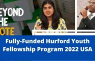 ✅ Fully-Funded Hurford Youth Fellowship Program 2022 USA