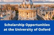 Oxford University-Scholarship Opportunities-2022