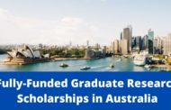 Graduate Research Scholarships, Australia-2022