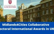 University of Leicester PhD Awards, UK-2022