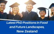 ✅ Latest PhD Positions in Food and Future Landscapes, New Zealand