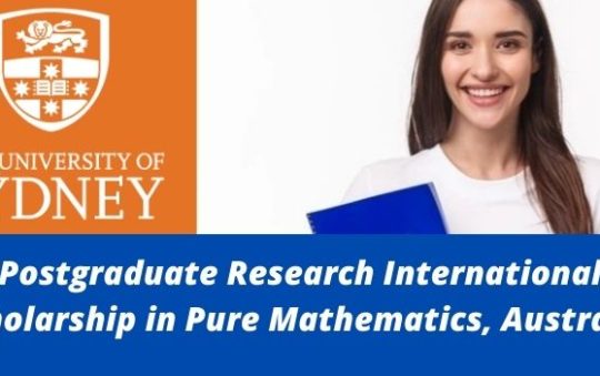 Mathematics Postgraduate Research Scholarship, Australia-2022