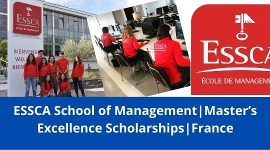 ESSCA Latest Masters Scholarships, France-2022