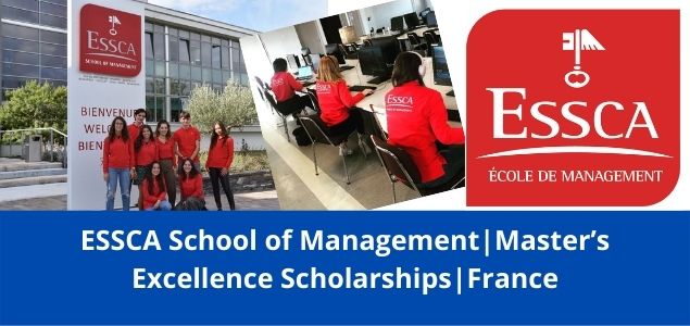 ESSCA Latest Masters Scholarships, France-2022