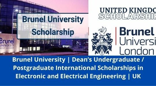 Brunel University Undergraduate Scholarships, UK-2022