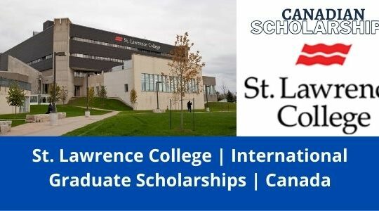 St. Lawrence College Latest Graduate Scholarships, Canada-2022