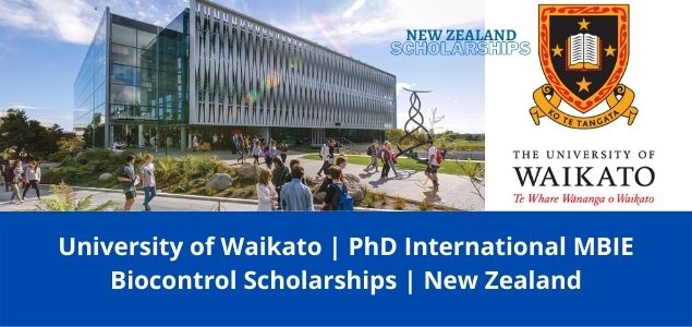University of Waikato PhD Scholarships, New Zealand-2022