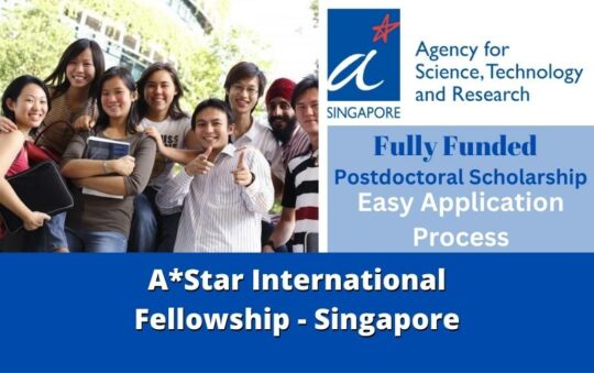 A*Star International Fellowship 2023 Singapore