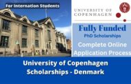 University of Copenhagen Scholarship 2023 Denmark