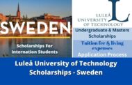 Luleå University of Technology Scholarships Sweden 2023